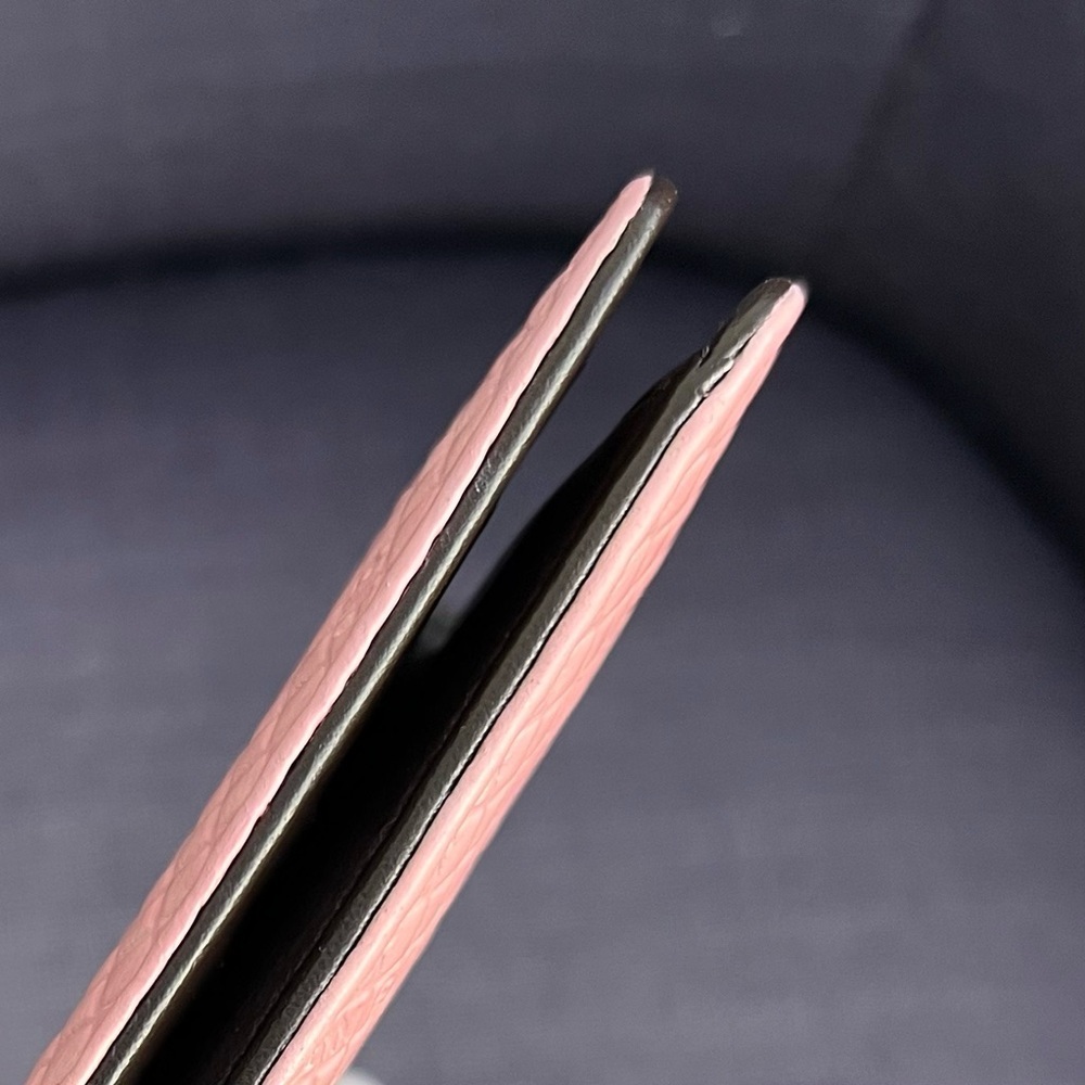 CHANEL Micro Chocolate Bar CC Logo Leather Long Bifold Wallet - Picture 4 of 12